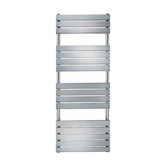 Bathroom Kingdom Queenstown Chrome Designer Flat Panel Heated Towel Rail 1600x600mm in Silver - image 1