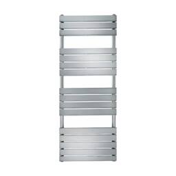 Bathroom Kingdom Queenstown Chrome Designer Flat Panel Heated Towel Rail 1600x600mm in Silver