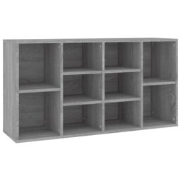 Berkfield Home Shoe Bench Grey Sonoma 103x30x54.5 cm Engineered Wood - thumbnail 2