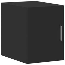 Berkfield Home Wall Cabinet Black 30x42.5x40 cm Engineered Wood - thumbnail 1