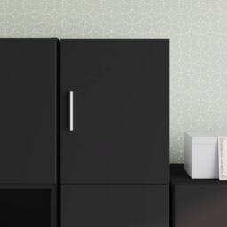 Berkfield Home Wall Cabinet Black 30x42.5x40 cm Engineered Wood - thumbnail 2