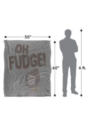 Warner Brothers A Christmas Story 'Oh Fudge ' Silky Touch Super Soft Throw Blanket in White - thumbnail 5