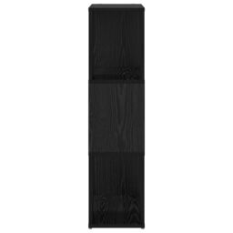 Berkfield Home Entertainment Centre Black Oak Engineered Wood 60 x 24 x 94 cm - thumbnail 6