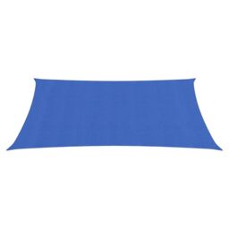 Berkfield Home Sunshade Sail 160 g/m ² Blue 2.5x4 m HDPE - thumbnail 2