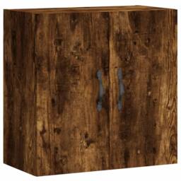 Berkfield Home Wall Cabinet Smoked Oak 60x31x60 cm Engineered Wood in Brown - Size: 60 x 31 x 60 cm - thumbnail 3