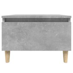 Berkfield Home Side Table Concrete Grey 50x46x35 cm Engineered Wood - Size: 50 x 46 x 35 cm - thumbnail 6