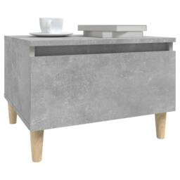 Berkfield Home Side Table Concrete Grey 50x46x35 cm Engineered Wood - Size: 50 x 46 x 35 cm - thumbnail 4