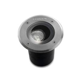 Netlighting Gea Light Round Recessed Floor Light IP67 GU10 in Grey - thumbnail 1
