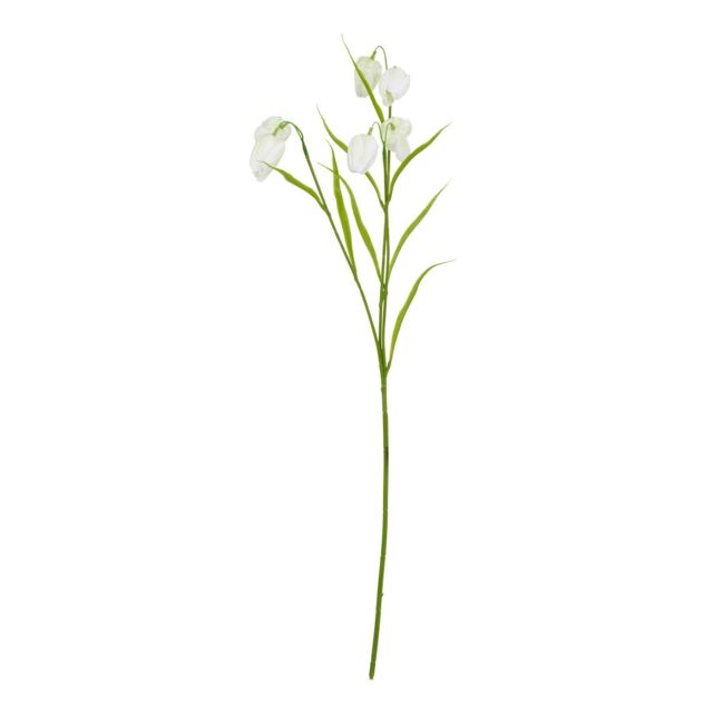 Hill Interiors The Natural Garden Collection Fritillaria Stem Artificial Flower in White - image 1