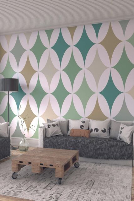 Origin Murals Green Formation Wall Mural - Size: W350 cm x H280 cm - image 1