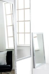 nielsen Florentina Wall Mirror With Mosaic Design Frame, 50 x 150cm in Silver - Size: 50 x 150 cm - thumbnail 3