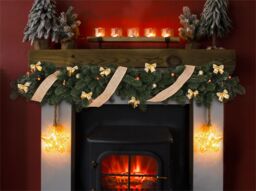 Xmas Haus LED Glass Star Light Festive Decoration in Gold - thumbnail 3