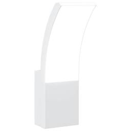 Berkfield Home Outdoor LED Wall Light White Die-cast Aluminium - thumbnail 3