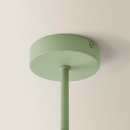 ValueLights Marlow Opaque Glass Globe 3 Arm Ceiling Light with LED Bulbs in Green - thumbnail 5