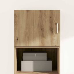 Berkfield Home Wall Cabinet Artisan oak 50 x 42.5 x 40 cm Engineered wood in Brown - thumbnail 4