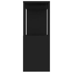Berkfield Home TV Cabinet Black 80x24x63 cm Engineered Wood - Size: 80 x 24 x 63 cm - thumbnail 6