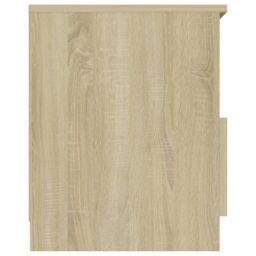 Berkfield Home Bed Cabinets 2 pcs Sonoma Oak 40x40x50 cm Engineered Wood in Brown - Size: 40 x 40 x 50 cm - thumbnail 5
