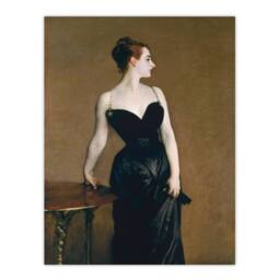 Artery8 John Singer Sargent Framed Wall Art Print Madame X Portrait Painting in Brown - Size: A4 - thumbnail 3