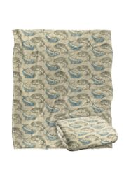 JQ Licensing Jl-Jp Ying Yang Fish Pattern Silky Touch Super Soft Throw Blanket 152 X 127 cm in White - thumbnail 2