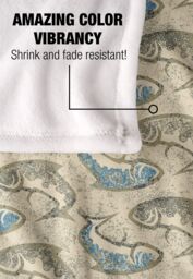 JQ Licensing Jl-Jp Ying Yang Fish Pattern Silky Touch Super Soft Throw Blanket 152 X 127 cm in White - thumbnail 4