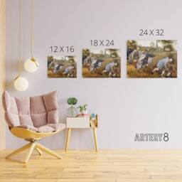 "Artery8 Pieter Bruegel Blind Leading The Canvas Wall Art Print - Size: W18"" x H24""" - thumbnail 4