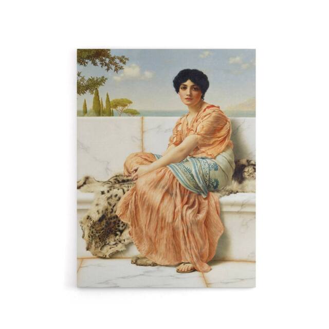 "Artery8 Godward Reverie Days Of Sappho Canvas Wall Art Print - Size: W18"" x H24""" - image 1