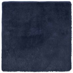 Berkfield Home Shaggy Rug High Pile NAVARRA Navy 160x160 cm Polyester in Blue - Size: Medium - thumbnail 2