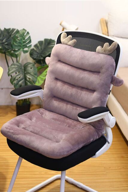 Living and Home Office Chair Cushions for Back and Butt in Purple - image 1