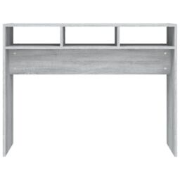 Berkfield Home Console Table Grey Sonoma 105x30x80 cm Engineered Wood - Size: 105 x 30 x 80 cm - thumbnail 5