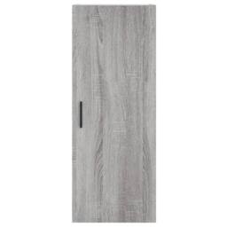 Berkfield Home Highboard Grey Sonoma 34.5x34x180 cm Engineered Wood - thumbnail 6