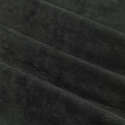 Furn The Ultimate Velvet 100% Blackout Eyelet Curtain Pair in Black - Size: 168 cm width x 137 cm drop - thumbnail 8