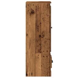 Berkfield Home Highboard Old Wood 36x35.5x103.5 cm Engineered Wood in Brown - thumbnail 6