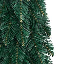 Berkfield Home Beautiful Artificial Pre-lit Christmas Tree with 45 LEDs 90 cm in Green - thumbnail 6