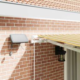 Berkfield Home Manual Retractable Awning with LED Multicolour Stripe 450x300 cm - thumbnail 4