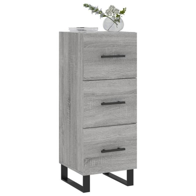Berkfield Home Sideboard Grey Sonoma 34.5x34x90 cm Engineered Wood - image 1