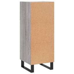 Berkfield Home Sideboard Grey Sonoma 34.5x34x90 cm Engineered Wood - thumbnail 8