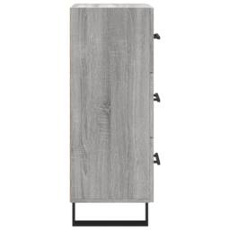 Berkfield Home Sideboard Grey Sonoma 34.5x34x90 cm Engineered Wood - thumbnail 7