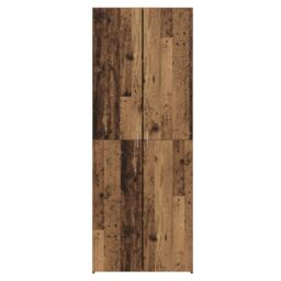 Berkfield Home Highboard Old Wood 70x42.5x185 cm Engineered Wood in Brown - thumbnail 6