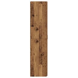 Berkfield Home Highboard Old Wood 70x42.5x185 cm Engineered Wood in Brown - thumbnail 7