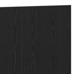 Berkfield Home Black Oak Wall Headboard 240x1.5x80 cm Made from Engineered Wood - thumbnail 7