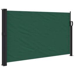 Berkfield Home Retractable Side Awning Dark Green 117x300 cm - thumbnail 3