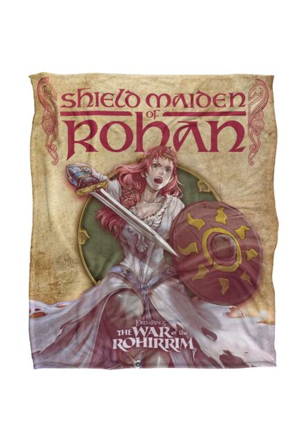 Lord of the Rings War of The Rohirrim Hera Silky Touch Super Soft Throw Blanket 152 X 127 cm in White - image 1