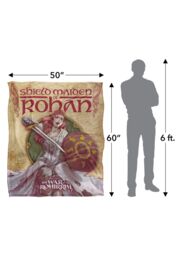 Lord of the Rings War of The Rohirrim Hera Silky Touch Super Soft Throw Blanket 152 X 127 cm in White - thumbnail 5