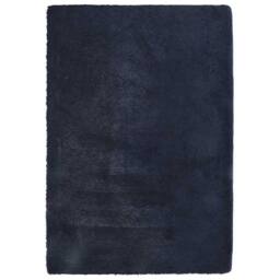 Berkfield Home Shaggy Rug High Pile NAVARRA Navy 200x290 cm Polyester - Size: Medium - thumbnail 3