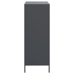 Berkfield Home Highboard¬†Anthracite 68x39x103.5 cm Steel in Black - thumbnail 6