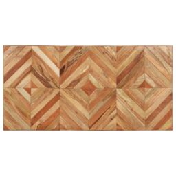 Berkfield Home Dining Table 180x90x76 cm Solid Acacia & Mango Wood in Brown - Size: 180 x 90 x 76 cm - thumbnail 4