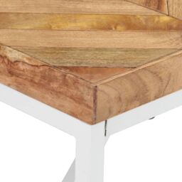 Berkfield Home Dining Table 180x90x76 cm Solid Acacia & Mango Wood in Brown - Size: 180 x 90 x 76 cm - thumbnail 5
