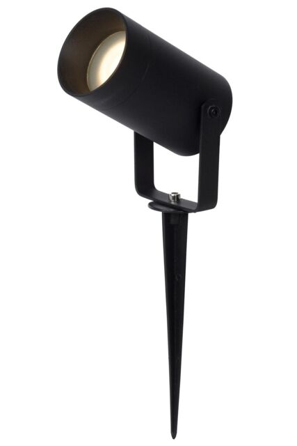 Lucide 'TAYLOR' Dimmable Outdoor Tiltable Spike Garden Spotlight 1xGU10 in Black - image 1