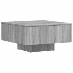 Berkfield Home Premium Coffee Table Grey Sonoma 60x60x31.5 cm Engineered Wood - thumbnail 3