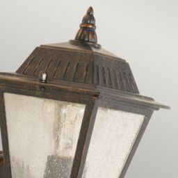 Netlighting Highnam 1 Light Outdoor Wall Lantern Light Bronze IP44 E27 - thumbnail 2